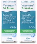 Viscotears Tri Action Preservative Free Eye Drops X 2