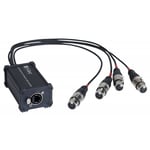 Hilec BOXRJ4XF5 boîtier adaptateur RJ45 / XLR5F pour signal audio ou DMX