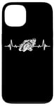 Coque pour iPhone 13 Moto GP Courses battement de coeur moto Motos Motard humour