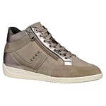 Geox Femme D Myria B Basket, Taupe, 41 EU