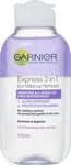 Garnier Skin Active 2 In1 Eye Make up Remover for Waterproof Makeup,125ml