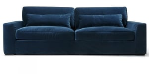 New York 3-sits Soffa Classic Velvet Dark Blue