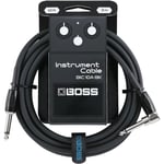 Boss BIC-10A-BK 3m instrumentkabel Vinklet/rett 1/4" jack, black