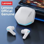 White Lenovo-Écouteurs intra-auriculaires sans fil GM2 Pro Bluetooth 5.3, casque de sport, casque de jeu, faible latence, mode touristes, écouteurs de musique, nouveau ""Nipseyteko