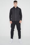 Nike Mens Sportswear Optic Tracksuit in Black Fleece - Size X-Large