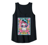 Womens Tarot Card La Chingonna Mexican Vintage Goth Art Skeleton Tank Top