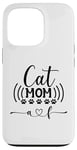 Coque pour iPhone 13 Pro Cat Mom AF Best Moms Ever Moms of Kitties Funny Kitten Humour