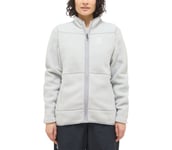 Mossa Pile W fleecejacka Dam Stone Grey Melange XL