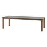 Table de jardin extensible 10-14 personnes Miceira coloris miel et graphite Hesperide L.266/395 x l.110 x H.75 cm