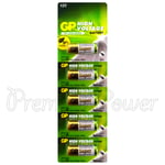 5 x GP 23A Alkaline Super batteries 12V MN21 A23 E23A V23GA 3LR50 LRV08 VR22