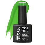 Mylee Gel Nail Polish 10ml [Green There Done That] UV/LED Soak-Off Nail Art Manicure Pedicure for Professional, Salon & Home Use [Green Range] - Long Lasting & Easy to Apply