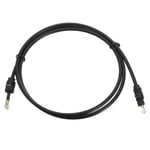 1m 3ft Toslink to  Plug 3.5mm Digital Optical SPDIF Audio Cable Gold Plated Y7N1