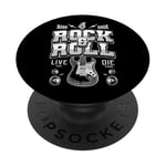 Chemises Rock & Roll, I Love Rock Music, Rock & Roll Freedom PopSockets PopGrip Adhésif