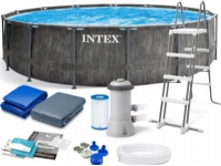 Intex Prism Graywood frame garden pool 457x122 cm goodpools