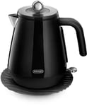 Delonghi Eclettica Bold Black Kettle