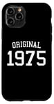 Coque pour iPhone 11 Pro Original 1975, 50 ans pour homme et femme, 50e anniversaire