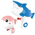 YGCHEN Enfant Pistolet à Eau Animaux Fusil a Eau Requin Poisson-Globe Jouet Aquatique Mini Pistolets Jeux d'eau Pistolets à Eau pour Piscine Fête de Plage d'Été Parc Aquatique Fusils à Eau 2 Pièces