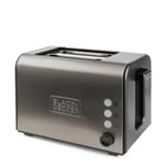 BLACK&DECKER Brødrister 2-Slice Brushed