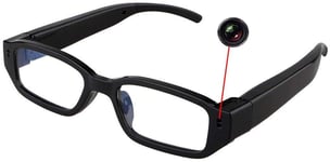 Hidden Camera Eyeglasses 1080p Mini Spy Glasses Camera Hidden Camera,Portable Surveillance Glasses -Eyewear Video Recorder Camcorder DV Voice Recorder +16GB Memory Card