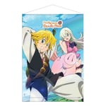 Seven Deadly Sins POPbuddies The Wallscroll Meliodas, Elizabeth & Hawk 50 x 70 c