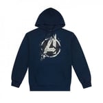 Avengers Mens End Game Eroded A Logo Hoodie