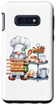 Coque pour Galaxy S10e Bakery Gnome Chef Pancake Dough Boss Décoration de Cuisine Poster
