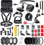 Navitech 60-in-1 Accessory Kit For Veho MUVI HD Mini ActionCam