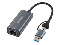 Microconnect - Nätverksadapter - Usb-C - Gigabit Ethernet X 1 - Svart