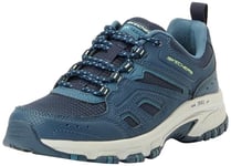 Skechers Femme Pathway Finder Localisateur de sentiers Hillcrest, Bordure en Maille synthétique Bleu Marine, 36 EU