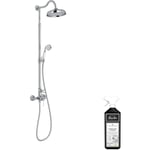 Jacob Delafon - Colonne de douche Cléo 1889 Chrome + nettoyant Briochin