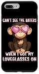 iPhone 7 Plus/8 Plus Can't See The Haters Loveglasses On Monkey Heart Glasses Case