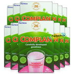 12x Complan Strawberry Nutrition Vitamin Supplement Protein Energy Drink 4x55g