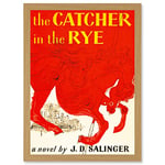 Artery8 Book Cover Catcher In The Rye Salinger Classic Novel A4 Artwork Framed Wall Art Print