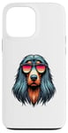 Coque pour iPhone 13 Pro Max Rétro Lunettes De Soleil Afghan Hound Balkh Hound