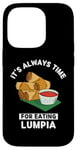 Coque pour iPhone 14 Pro Lumpia Food Lover It's Always Time For Manger Lumpia