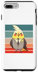 Coque pour iPhone 7 Plus/8 Plus Boss Bird Calopsitte exécutive PDG à plumes Corporate Bird