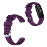 Fitbit Inspire 2 simple watch band - Dark Purple / Size: S Lila