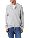 Armani Exchange Everyday French Terry Hoodie Sweat-Shirt À Capuche, Gris (Bros Bc06 Alloy HTR 3901), X-Large Homme