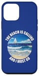 Coque pour iPhone 12 mini La vie est vraiment belle, la plage m'appelle et je dois y aller en été