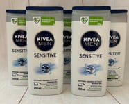 NIVEA MEN Sensitive 3 in 1 Shower Gel Soothing & Bamboo Extract - 5 x 250ml