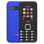 TTfone TT150 Unlocked Basic Mobile Phone UK Sim Free with Bluetooth, Long Battery Life, Dual Sim with camera and games, easy to use, Pay As You Go (Vodafone, with £20 Credit, Blue)