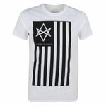 Bring Me The Horizon Bmth Antivist T-shirt Mens White/black Tee Shirt Tshirt Top