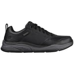 Baskets Skechers  BASKETS  IMPERMÉABLE BENAGO CUIR NOIR