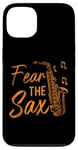 iPhone 13 Saxophone Pun Fear The Sax Case