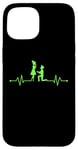 Coque pour iPhone 15 Battement de coeur de demande en mariage