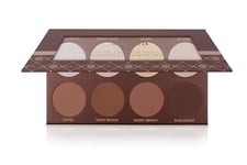 Palette Contouring – Professionnelle en poudre : 8 couleurs dans un seul Kit avec des tonalités pour le contouring, une poudre fixante et illuminateurs