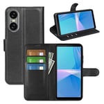 Sony Xperia 10 Vi      Pu Wallet Case    [Black]