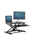 Fellowes Corsivo - standing desk converter - rectangular - black