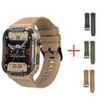 Military Smart Watch Miesten Gps-Seuranta Bluetooth Call Fitness Vedenpitävä Urheilu Älykello Naisille Xiaomi Huawei Android Ios