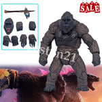 Godzilla vs Kong (2021) Gorilla King Kong Posable Statue Model Action Figure Toy